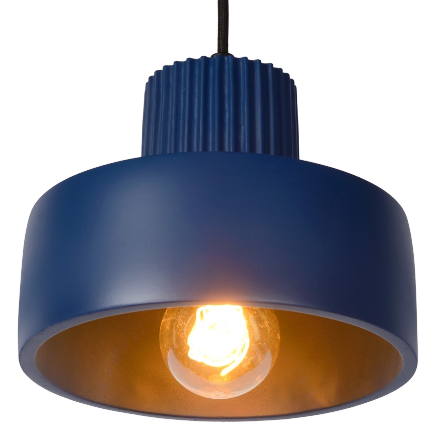 Lucide 20419/20/35 - Lühter OPHELIA 1xE27/40W/230V d. 20 cm sinine