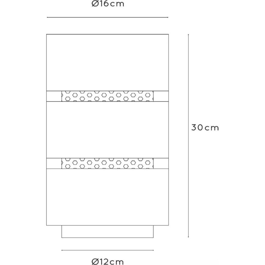 Lucide 21533/01/30 - Laualamp ROSAS 1xE27/40W/230V must