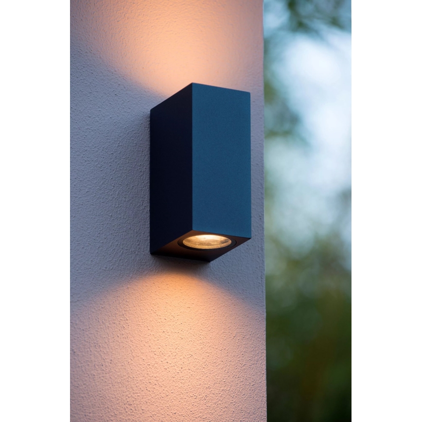 Lucide 22860/10/30 - LED Hämardatav väli seinavalgusti ZORA 2xGU10/5W/230V IP44