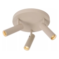 Lucide 22974/13/41 - Punktvalgusti GRADO 3xGU10/40W/230V beež