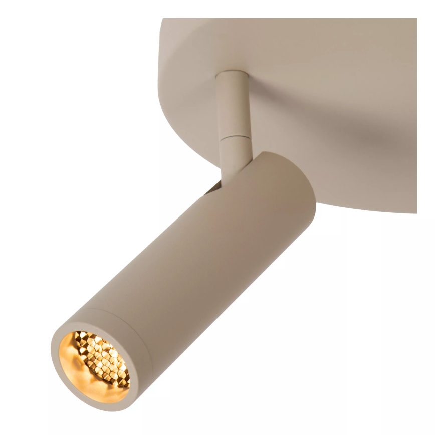 Lucide 22974/13/41 - Punktvalgusti GRADO 3xGU10/40W/230V beež