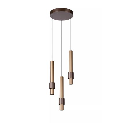 Lucide 24402/15/96 - LED Hämardatav lühter MARGARY 3xLED/4W/230V messing
