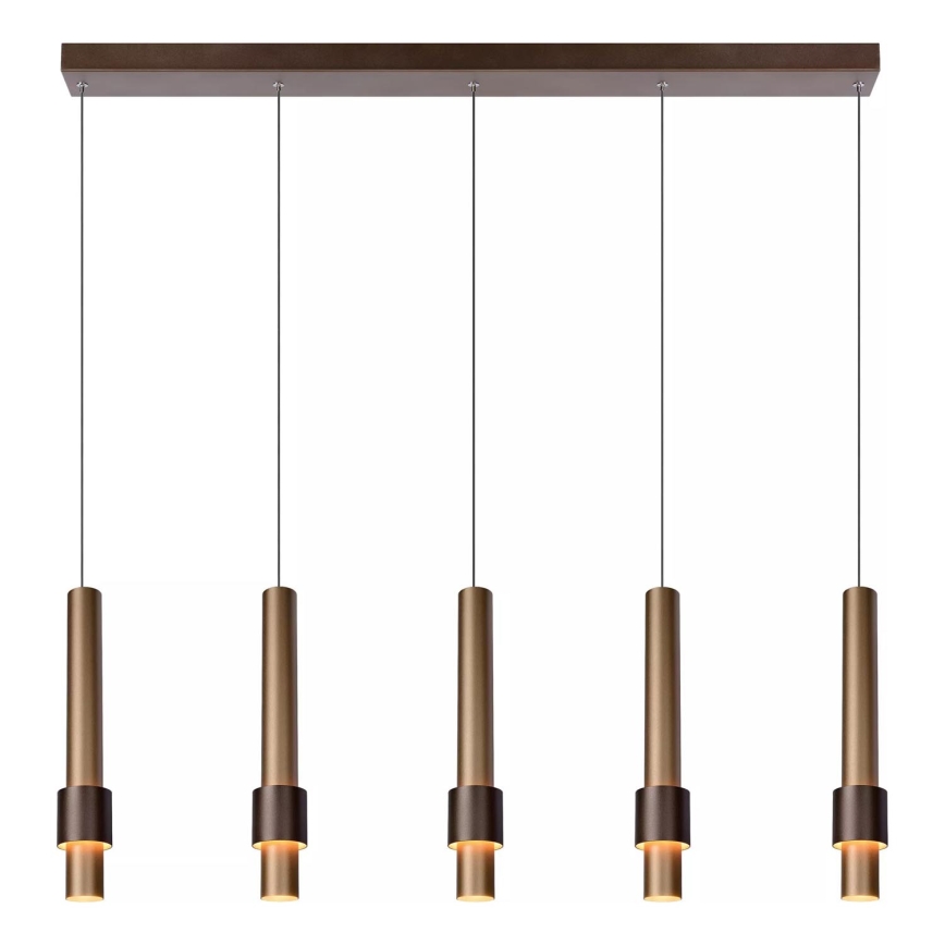 Lucide 24402/30/96 - LED Hämardatav lühter MARGARY 5xLED/4,2W/230V messing
