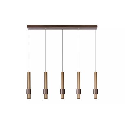 Lucide 24402/30/96 - LED Hämardatav lühter MARGARY 5xLED/4,2W/230V messing
