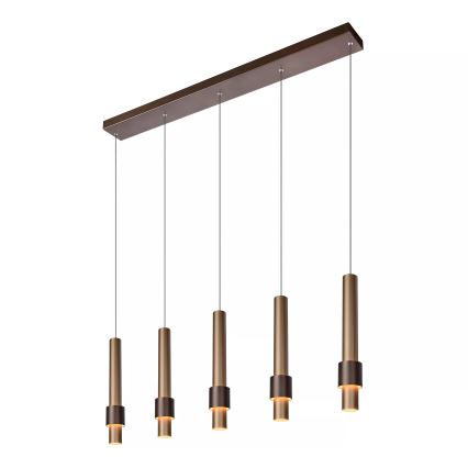 Lucide 24402/30/96 - LED Hämardatav lühter MARGARY 5xLED/4,2W/230V messing