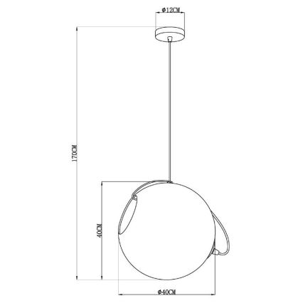 Lucide 25405/40/60 - Lühter JAZZLYNN 1xE27/60W/230V