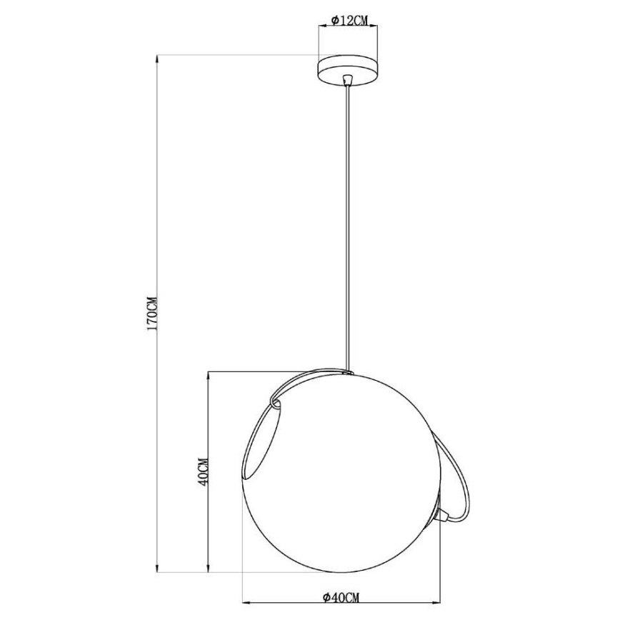 Lucide 25405/40/60 - Lühter JAZZLYNN 1xE27/60W/230V
