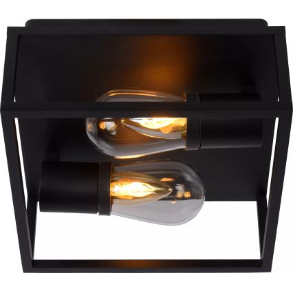 Lucide 27100/02/30 - Laevalgusti vannituppa CARLYN 2xE14/6W/230V IP54 must