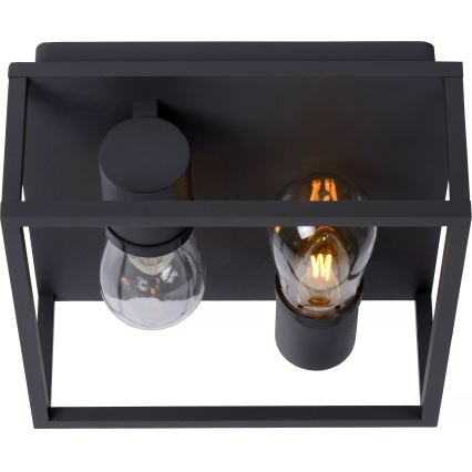 Lucide 27100/02/30 - Laevalgusti vannituppa CARLYN 2xE14/6W/230V IP54 must