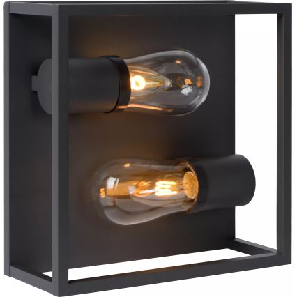 Lucide 27100/02/30 - Laevalgusti vannituppa CARLYN 2xE14/6W/230V IP54 must