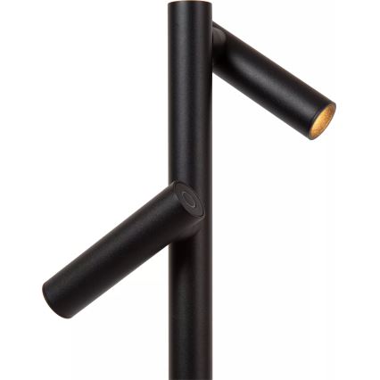 Lucide 27703/04/30 - LED Hämardatav puutetundlik väli lamp ANTRIM 2xLED/2,2W/4V 400 mAh IP54 must