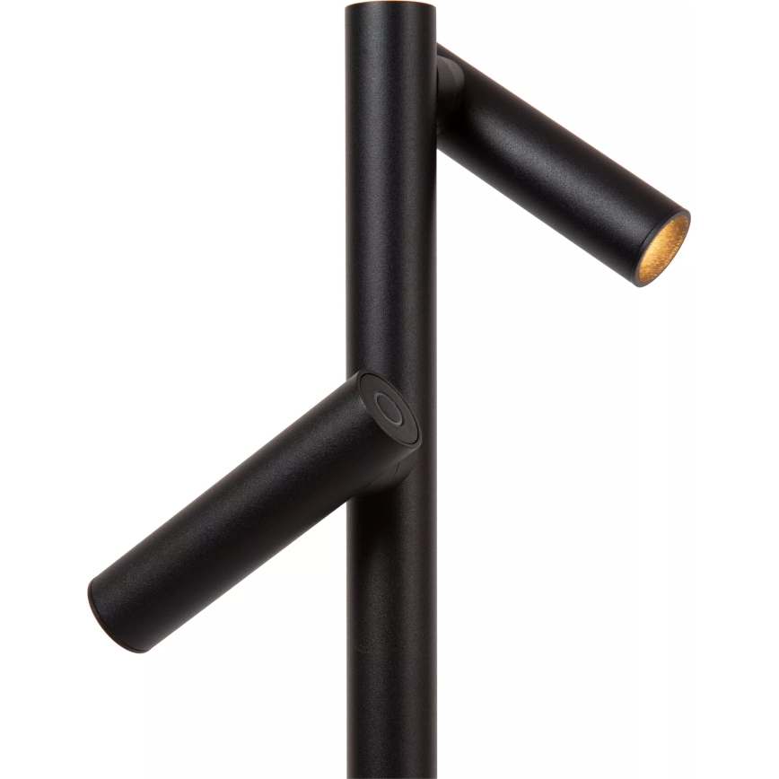 Lucide 27703/04/30 - LED Hämardatav puutetundlik väli lamp ANTRIM 2xLED/2,2W/4V 400 mAh IP54 must