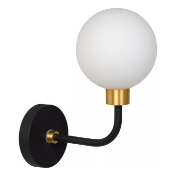 Lucide 30265/01/30 - Seinavalgusti vannituppa BEREND 1xG9/33W/230V IP44 must