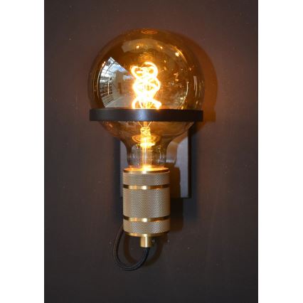 Lucide 30271/01/30 - Seinavalgusti OTTELIEN 1xE27/60W/230V must