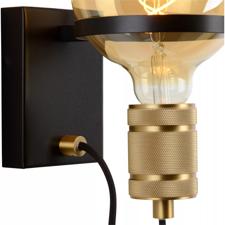 Lucide 30271/01/30 - Seinavalgusti OTTELIEN 1xE27/60W/230V must