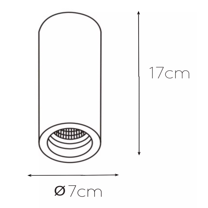 Lucide 35100/17/31 - Laevalgusti GIPSY 1xGU10/35W/230V valge