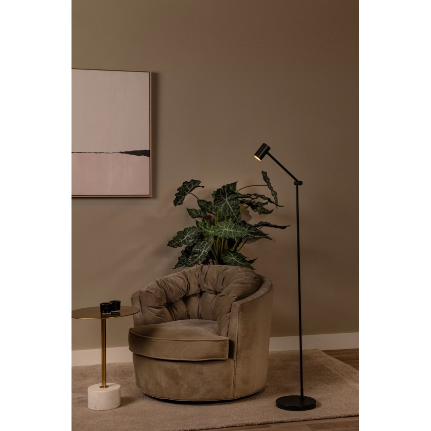 Lucide 36722/03/30 - LED Hämardatav puutetundlik põrandalamp TIPIK LED/3W/230V must