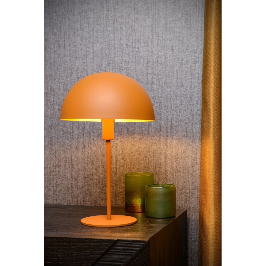 Lucide 45596/01/44 - Laualamp SIEMON 1xE14/25W/230V oranž