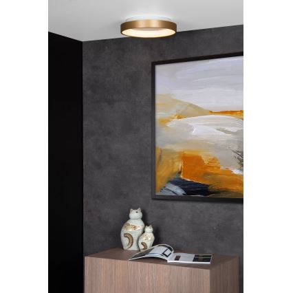 Lucide 46103/20/02 - LED Hämardatav laevalgusti VIDAL LED/20W/230V d. 28 cm kuldne
