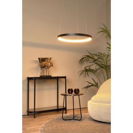 Lucide 46403/48/30 - LED Hämardatav lühter VIDAL LED/48W/230V d. 58 cm must