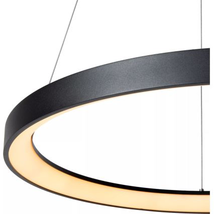 Lucide 46403/48/30 - LED Hämardatav lühter VIDAL LED/48W/230V d. 58 cm must