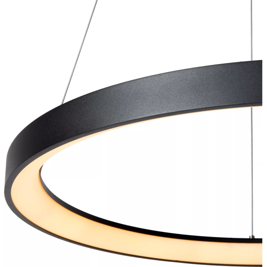 Lucide 46403/48/30 - LED Hämardatav lühter VIDAL LED/48W/230V d. 58 cm must
