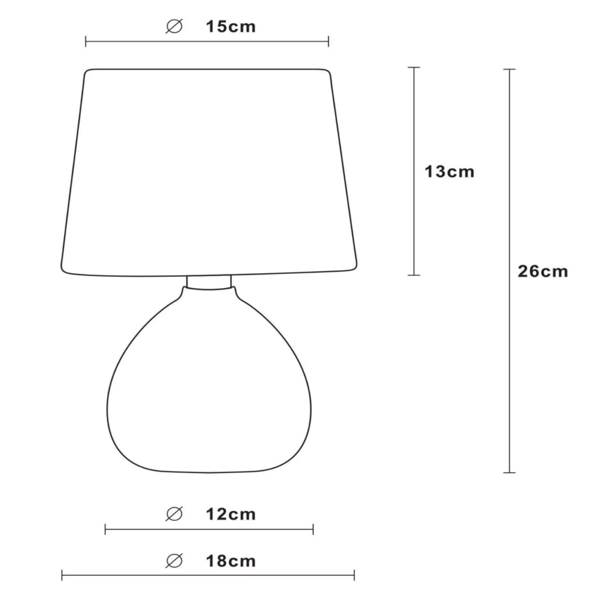 Lucide 47506/81/36 - Laualamp RAMZI 1xE14/40W/230V