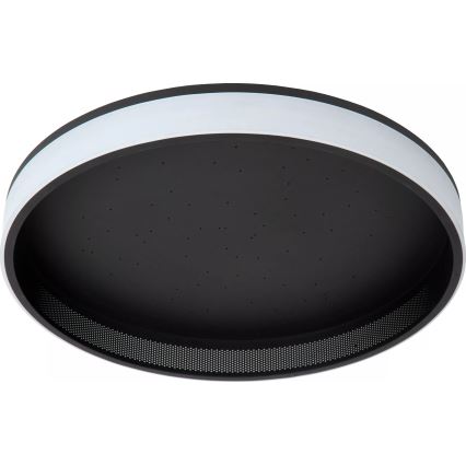 Lucide 71102/40/30 - LED Hämardatav laevalgusti ESTREJA LED/40W/230V 2500-3000K d. 40 cm must + kaugjuhtimispult