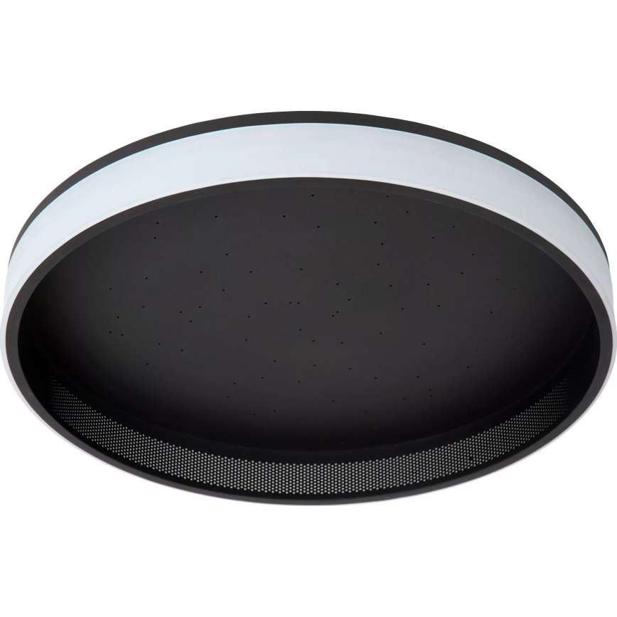 Lucide 71102/40/30 - LED Hämardatav laevalgusti ESTREJA LED/40W/230V 2500-3000K d. 40 cm must + kaugjuhtimispult