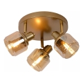 Lucide 77979/13/02 - Kohtvalgusti BJORN 3xE14/40W/230V kuldne