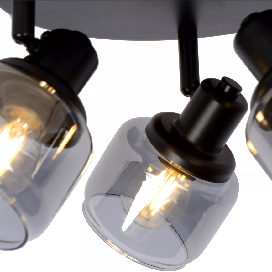 Lucide 77979/13/30 - Kohtvalgusti BJORN 3xE14/40W/230V must