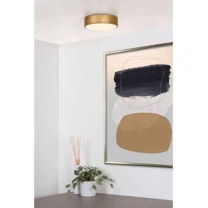 Lucide 79185/20/02 - LED Hämardatav laevalgusti UNAR LED/12W/230V d. 20 cm kuldne