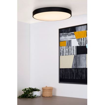 Lucide 79185/50/30 - LED Hämardatav laevalgusti UNAR LED/36W/230V d. 49,5 cm must