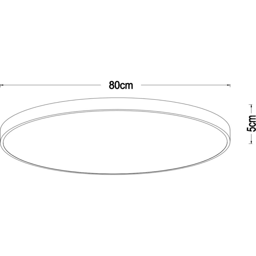Lucide 79185/80/02 - LED Hämardatav laevalgusti UNAR LED/80W/230V d. 80 cm kuldne