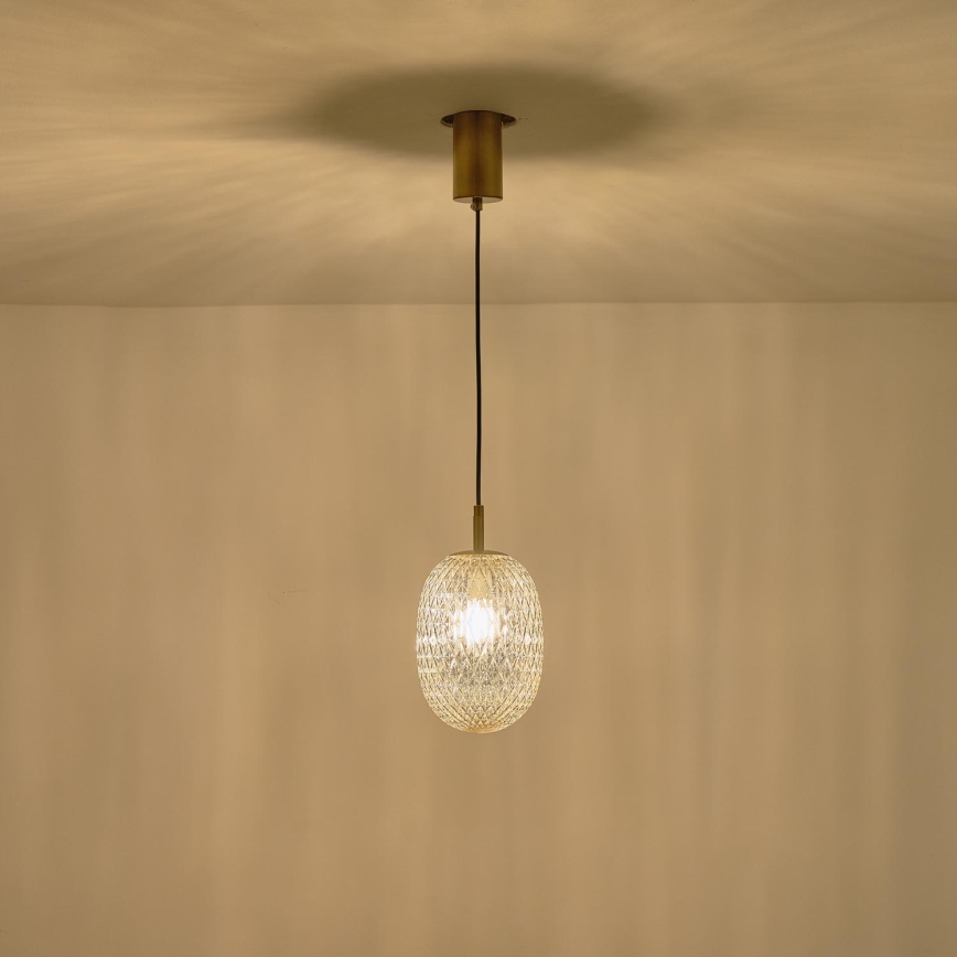 Lühter 1xE14/25W/230V läbipaistev d. 15 cm