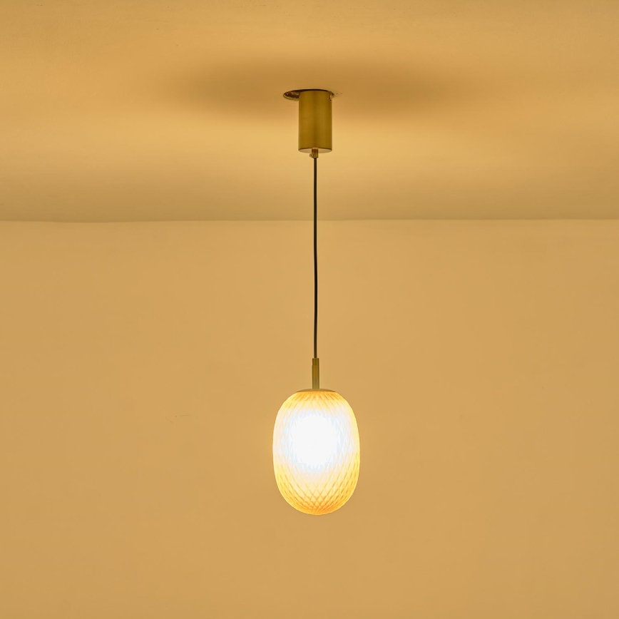 Lühter 1xE14/25W/230V valge d. 15 cm