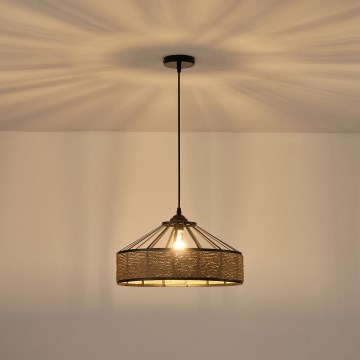 Lühter 1xE27/15W/230V beež