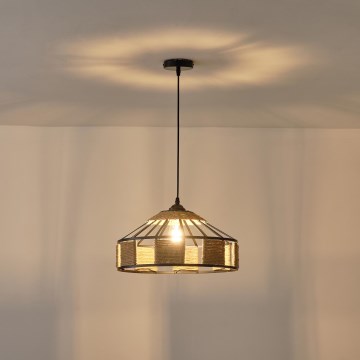Lühter 1xE27/15W/230V beež