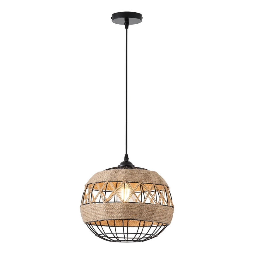 Lühter 1xE27/15W/230V beež