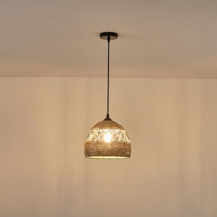 Lühter 1xE27/15W/230V beež