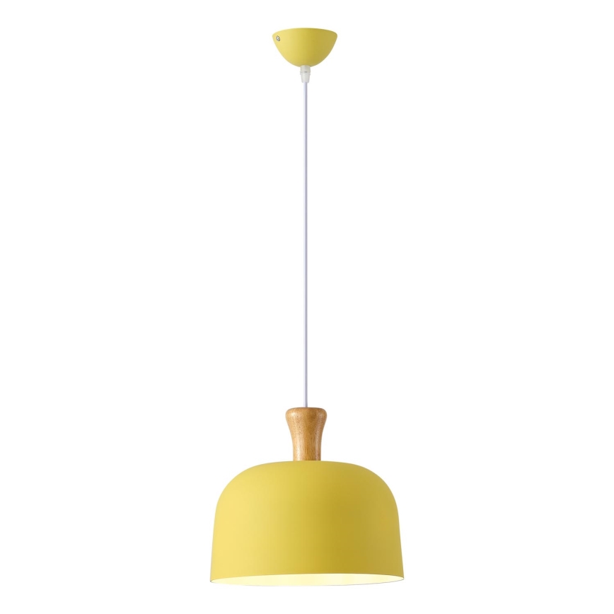 Lühter 1xE27/15W/230V kollane pr. 27 cm