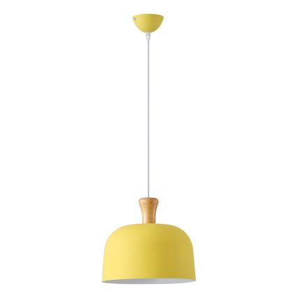 Lühter 1xE27/15W/230V kollane pr. 27 cm