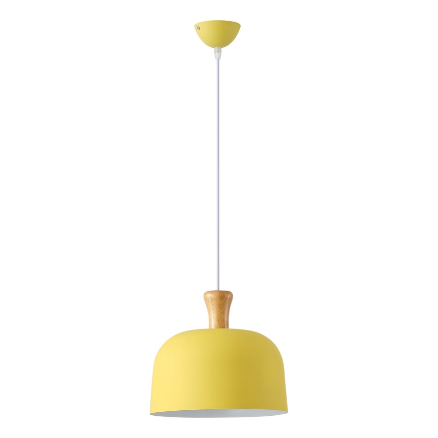 Lühter 1xE27/15W/230V kollane pr. 27 cm