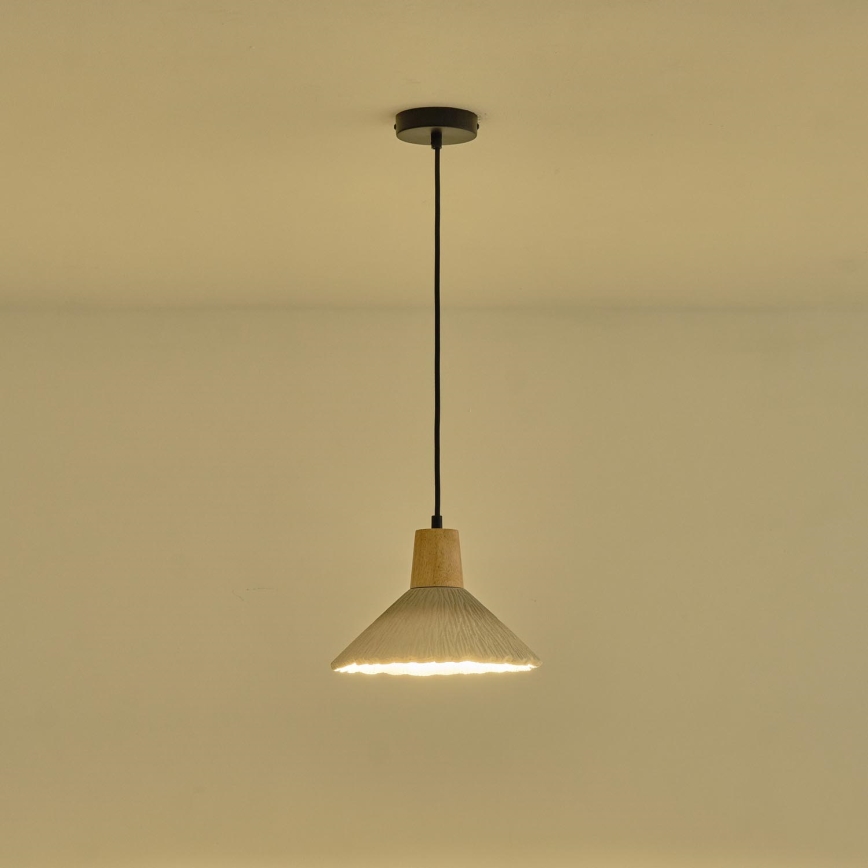 Lühter 1xE27/15W/230V kreemikas