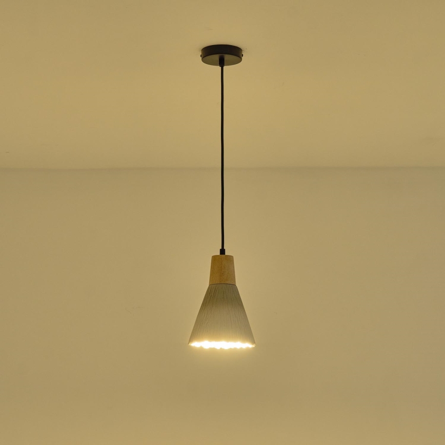 Lühter 1xE27/15W/230V kreemikas