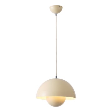 Lühter 1xE27/15W/230V kreemikas
