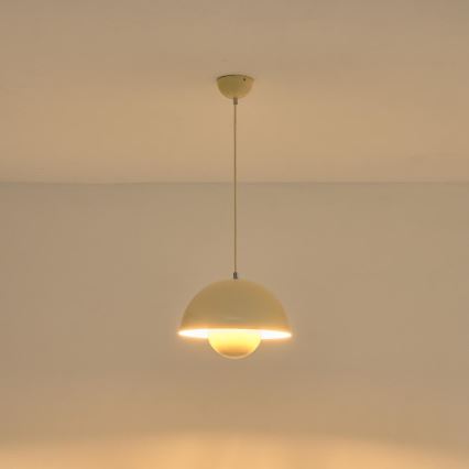 Lühter 1xE27/15W/230V kreemikas