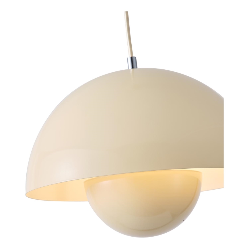 Lühter 1xE27/15W/230V kreemikas