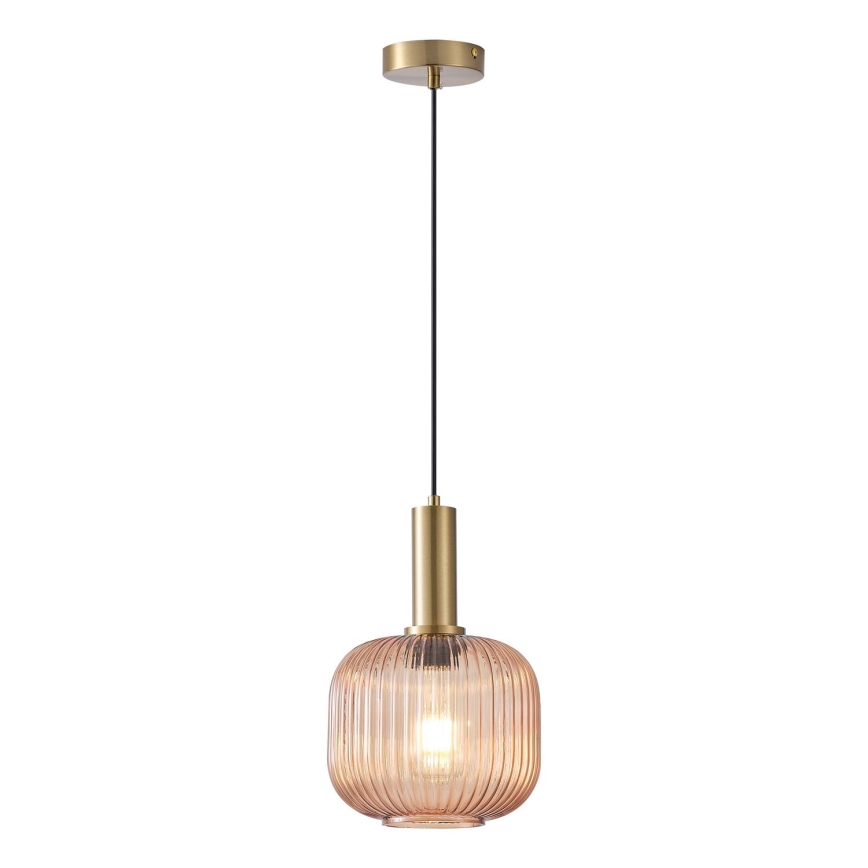 Lühter 1xE27/15W/230V pruun d. 20 cm