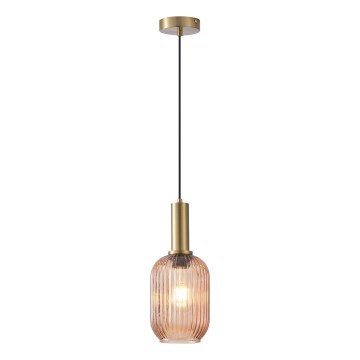 Lühter 1xE27/15W/230V pruun pr. 13 cm